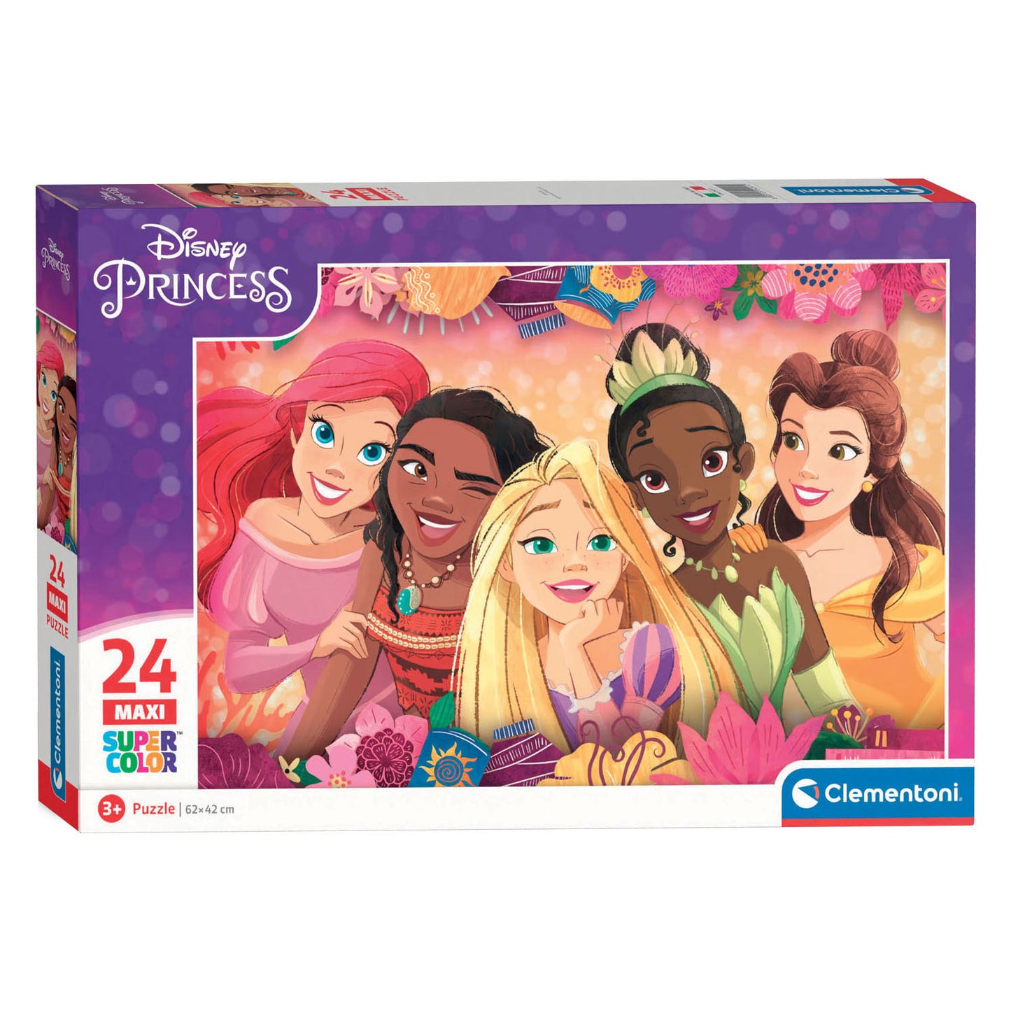 Clementoni maxi leguzzel disney princess, 24st.