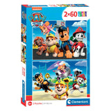 Clementoni legpuzzel paw patrol, 2x60st. - afbeelding 1