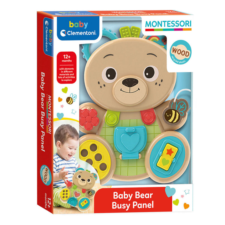 Clementoni montessori baby - drukke beer