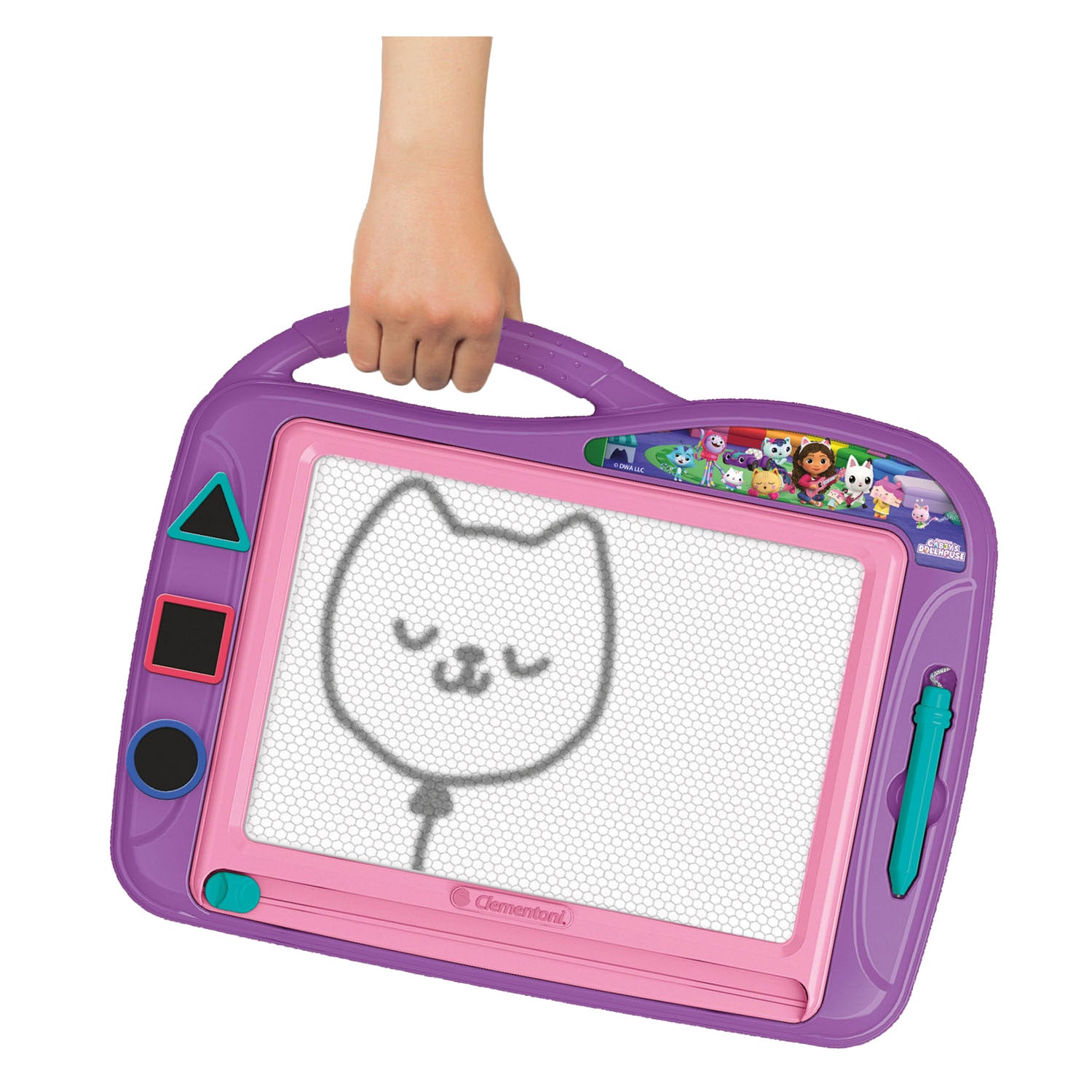 Clementoni gabby’s poppenhuis - magnetisch tekenbord - het creatieve cadeautje - vanaf 4 jaar