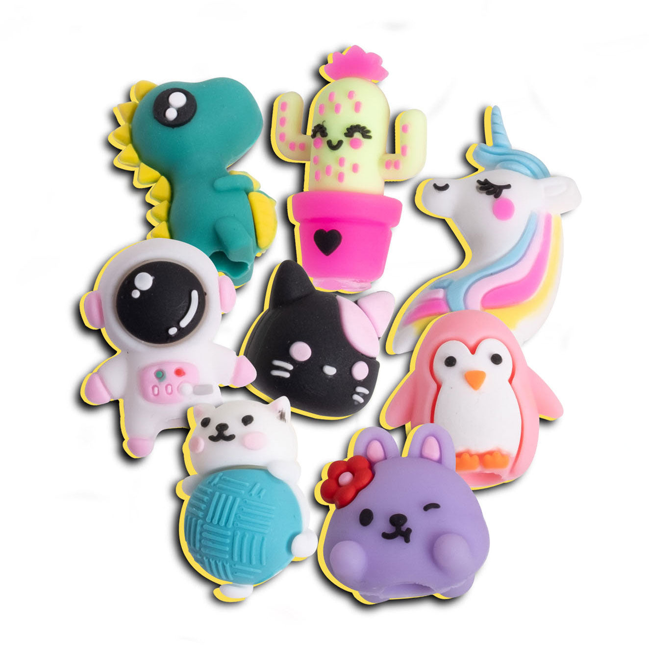Clementoni idea - pennen creatiestudio - knutselpakket vol accessoires - kawaii glitterpennen - het creatieve cadeautje - vanaf 6 jaar