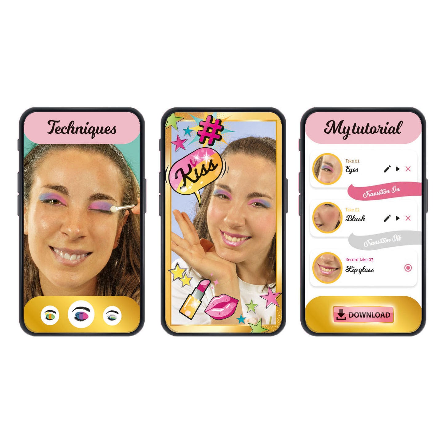 Clementoni crazy chic make-up studio + licht