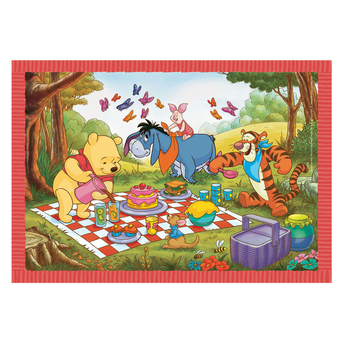 Clementoni legpuzzel color disney winnie de poeh, 4in1