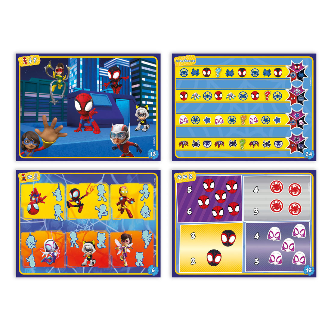 Clementoni quizzy spidey and his amazing friends 3-6 jaar