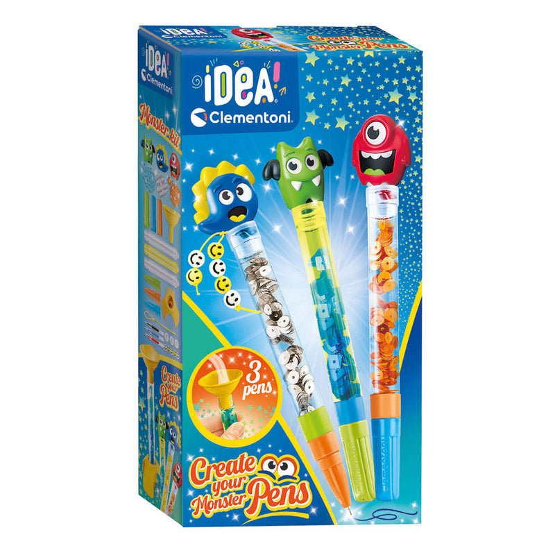 Clementoni idea maak je eigen pennen monster