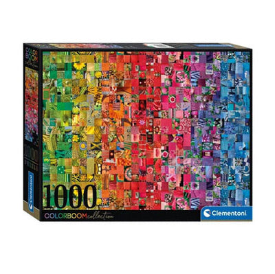 Clementoni Legpuzzel Collage Colorboom, 1000st.