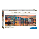 Clementoni legpuzzel panorama bright amsterdam, 1000st. - afbeelding 1