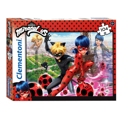 Clementoni Legpuzzel Super Color Ladybug, 104st.