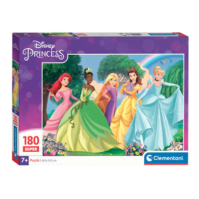 Clementoni legpuzzel super color disney princess, 180st.