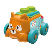 Clementoni baby - clemmy sensory puppy oranje met soft blokken, 5dlg. - afbeelding 2