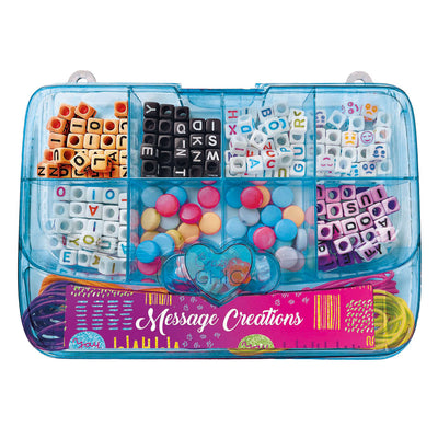 Clementoni crazy chic sieraden maken kralenset in opbergbox blauw