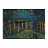 Clementoni legpuzzel kunstwerken sterrennacht boven de rhône, 1000st. - afbeelding 2