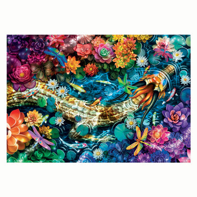 Clementoni legpuzzel kunstwerken koi rivier, 1000st.