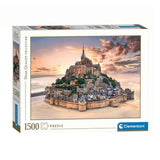 Clementoni legpuzzel mont saint-michel, 1500st. - afbeelding 1