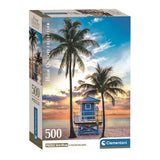Clementoni legpuzzel miami beach florida, 500st. - afbeelding 1