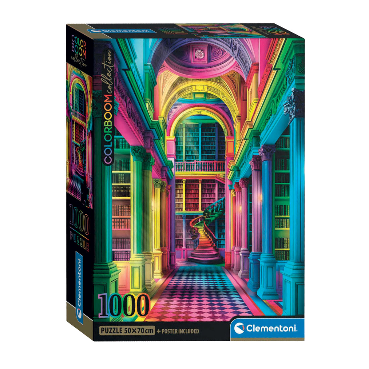 Clementoni legpuzzel colorboom athenaeum, 1000st.