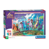 Clementoni puzzel unicorn academy - 104dlg. - afbeelding 1