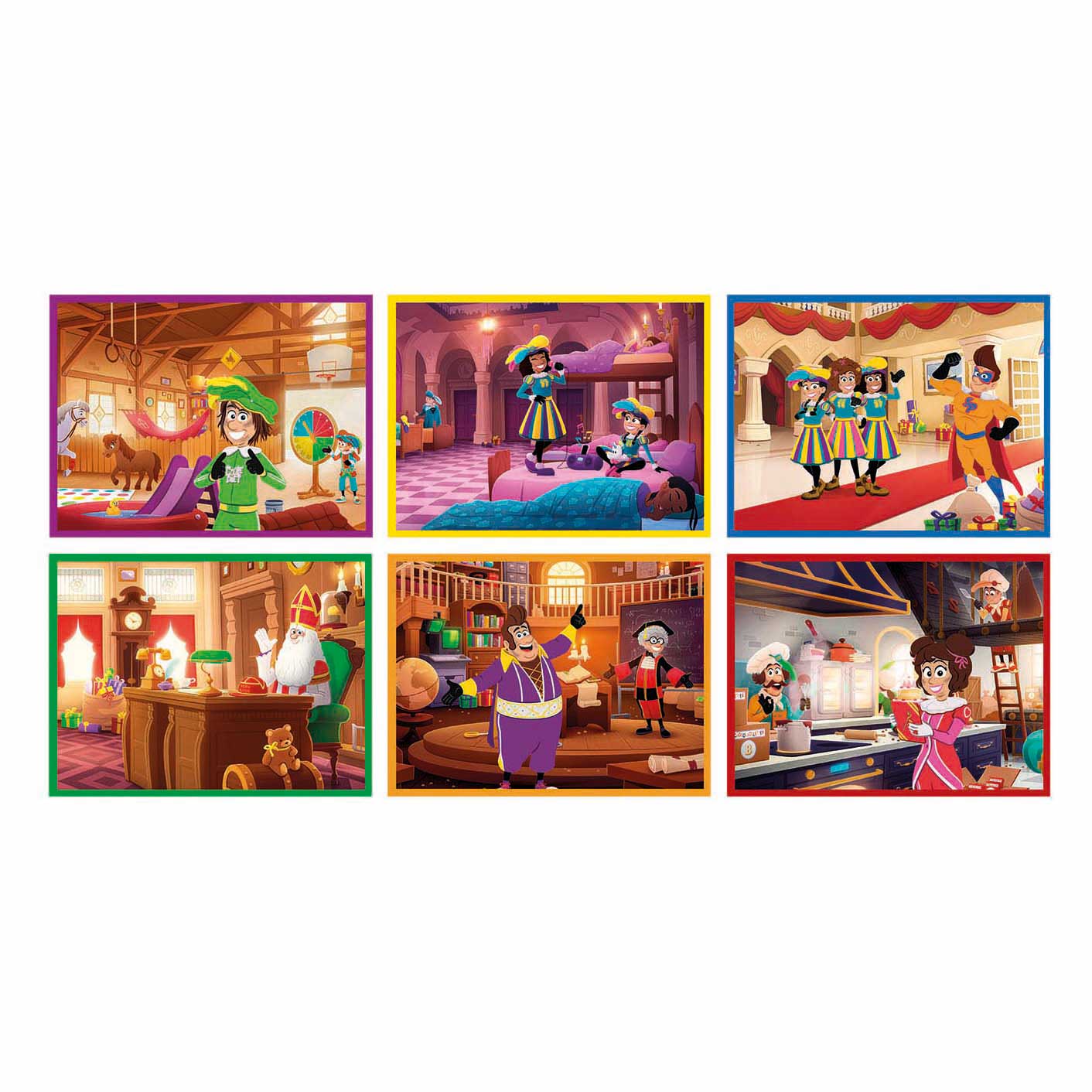 Clementoni blokkenpuzzel sinterklaas - 12st.