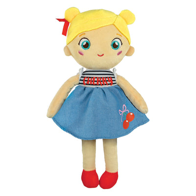 Clementoni baby zachte pluche pop cherry terry