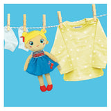 Clementoni zachte knuffelpop cherry terry - knuffel en pop voor baby en peuter - zacht kraamcadeau - wasbaar poppen speelgoed voor de allerkleinsten - afbeelding 3