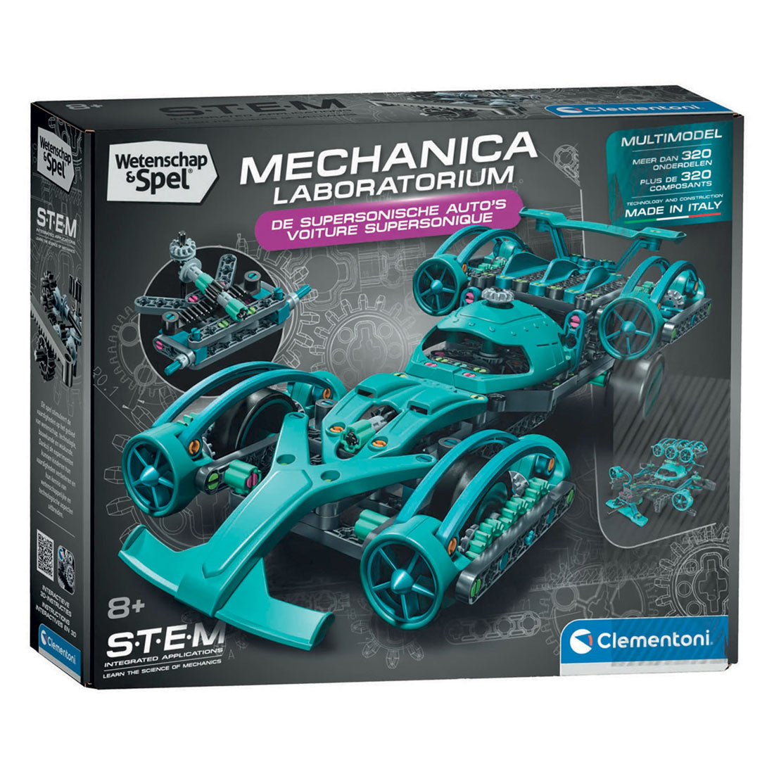 Clementoni wetenschap spel raceauto - 320+ dlg.