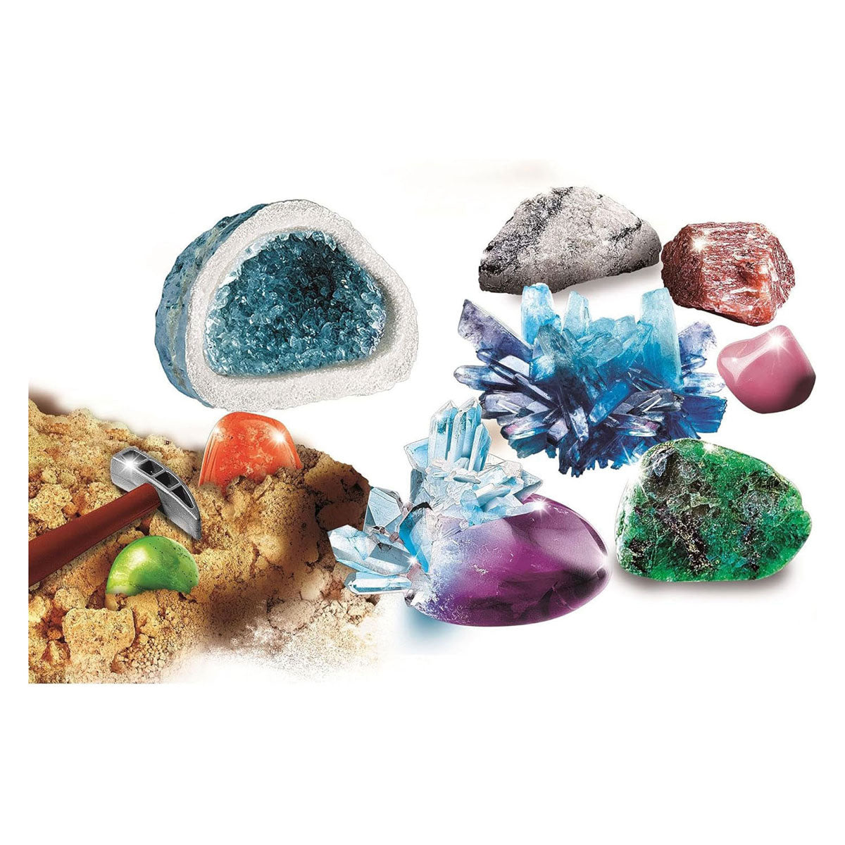 Clementoni wetenschapsspel crystals and gemstones