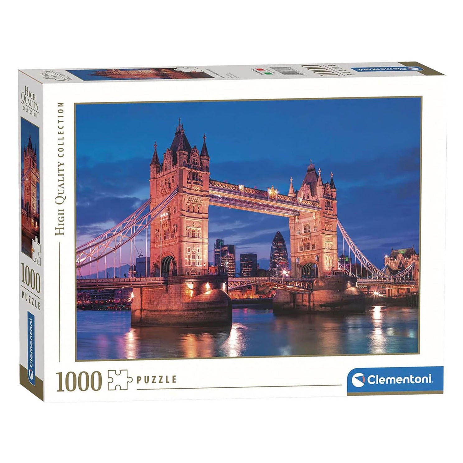 Clementoni legpuzzel tower bridge bij nacht - 1000st.