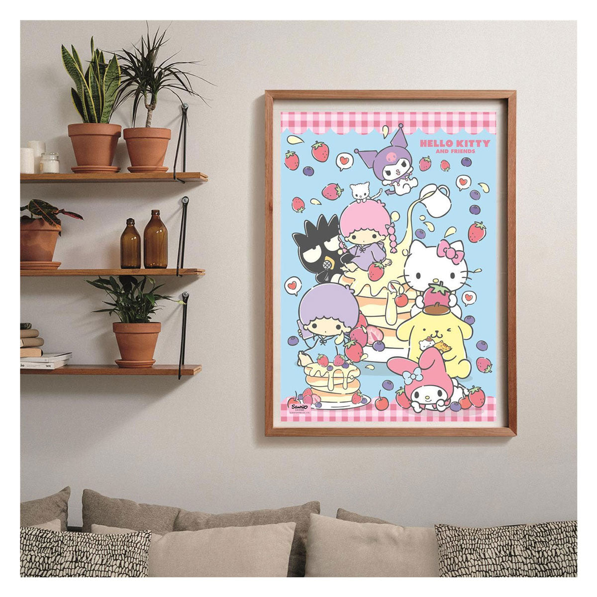 Clementoni legpuzzel hello kitty - puzzel 1000 stukjes - compact box puzzle - puzzels en legpuzzels voor volwassenen