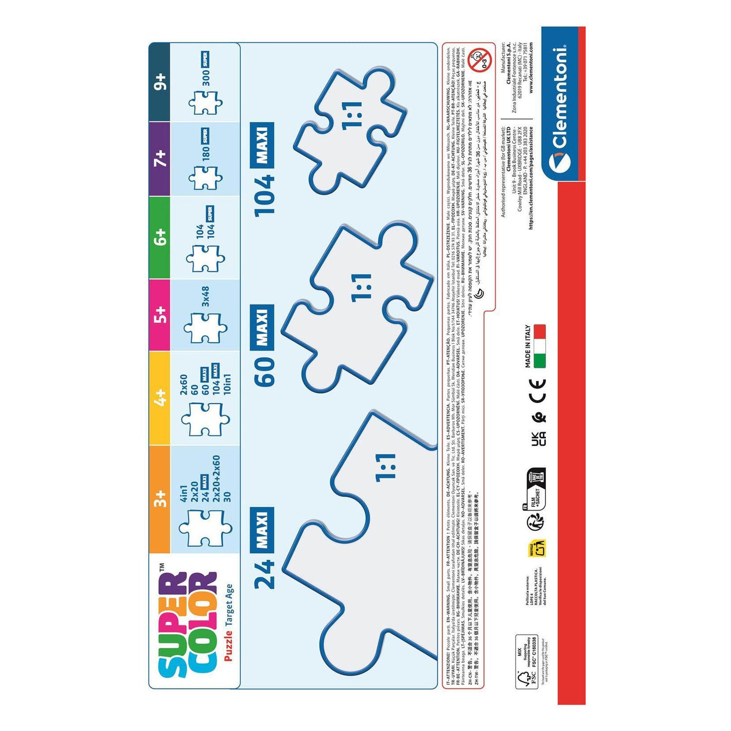 Clementoni maxi legpuzzel the lion king - 60st.