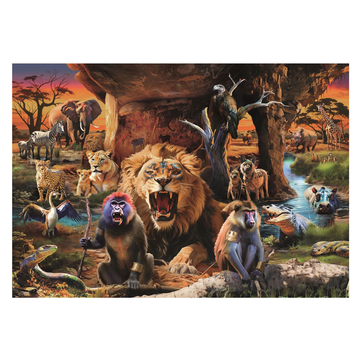 Clementoni legpuzzel the tribal society - 1500st.