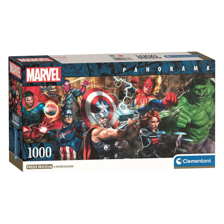 Clementoni legpuzzel marvel panorama - 1000st.
