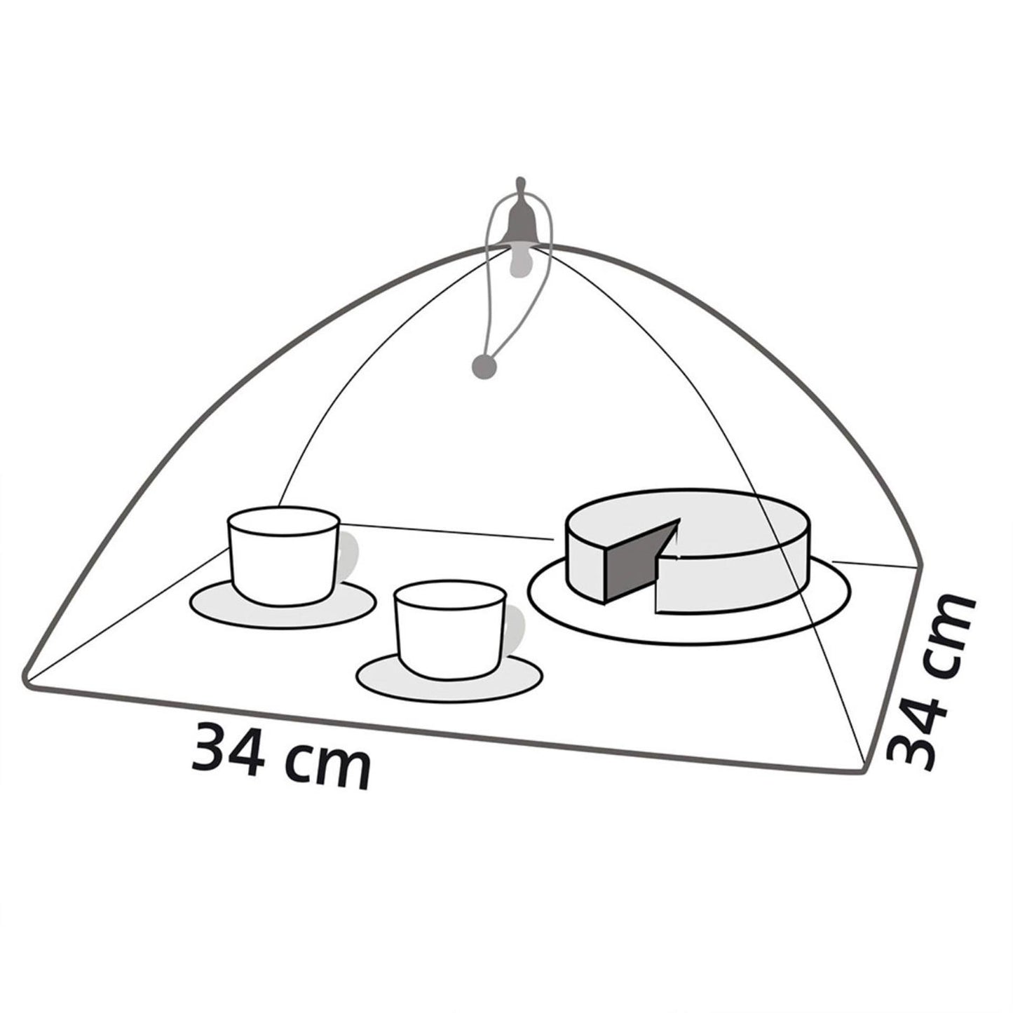 Westmark vliegenkap 34x34cm