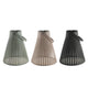 Solar hanglamp lines 20cmx24cm 3 assorti zwart groen zand