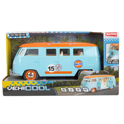 Toi-toys vehicool retro bus 27cm -frictie +l-g
