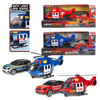 Toi-toys helikopter 20cm +l-g met auto 12cm 2ass