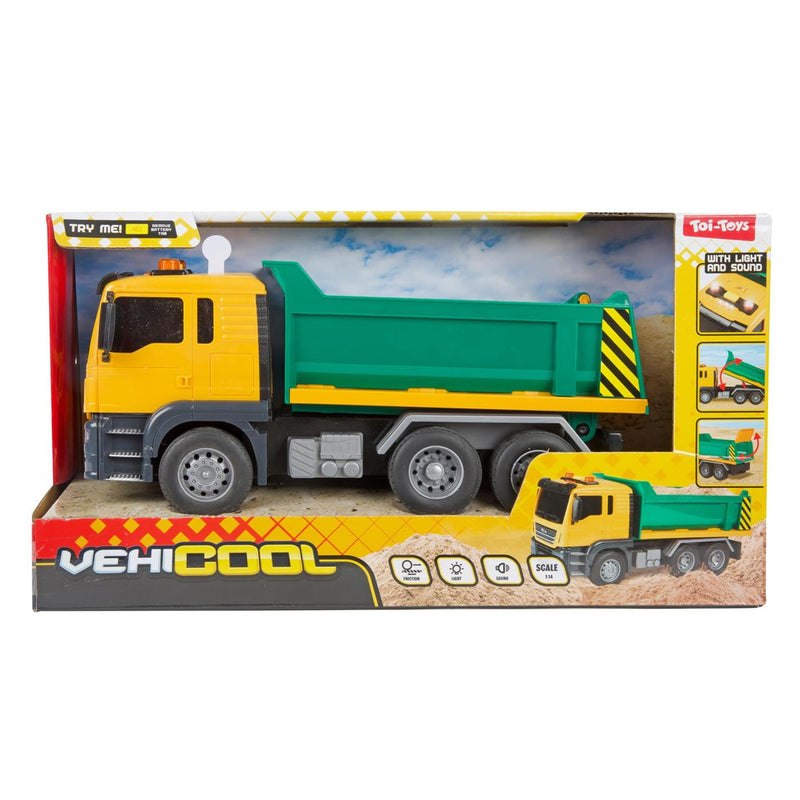 Toi-toys vehicool kiepwagen 25cm -frictie +l-g