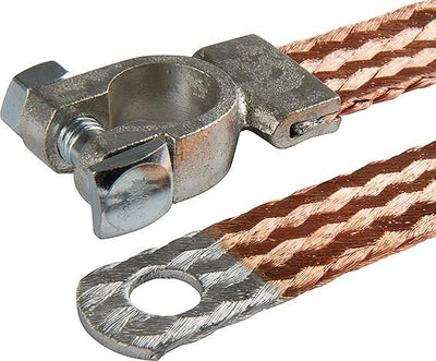 Herth+buss masseband batt.ground straps 350mm m.terminal block