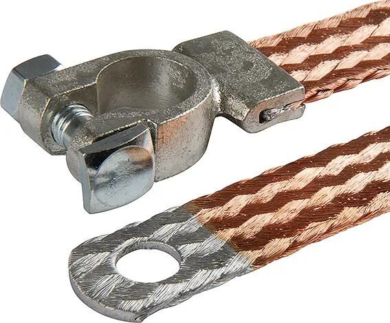 Herth+buss massaband batt.ground straps 350mm m.terminal block
