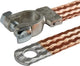 Herth+buss massaband batt.ground straps 350mm m.terminal block