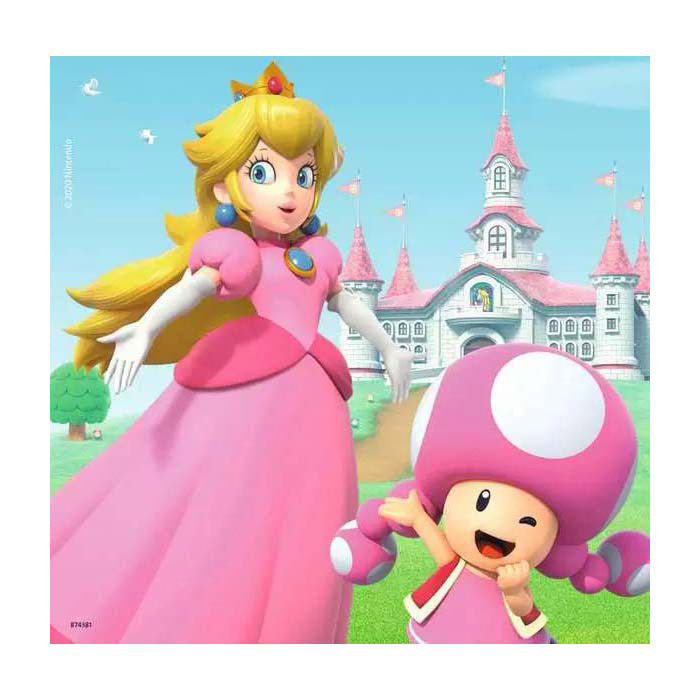 Ravensburger puzzel super mario - 3x49 stukjes - kinderpuzzel