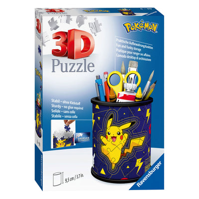 Ravensburger 3d puzzel - pennenbak pokémon - 54st.