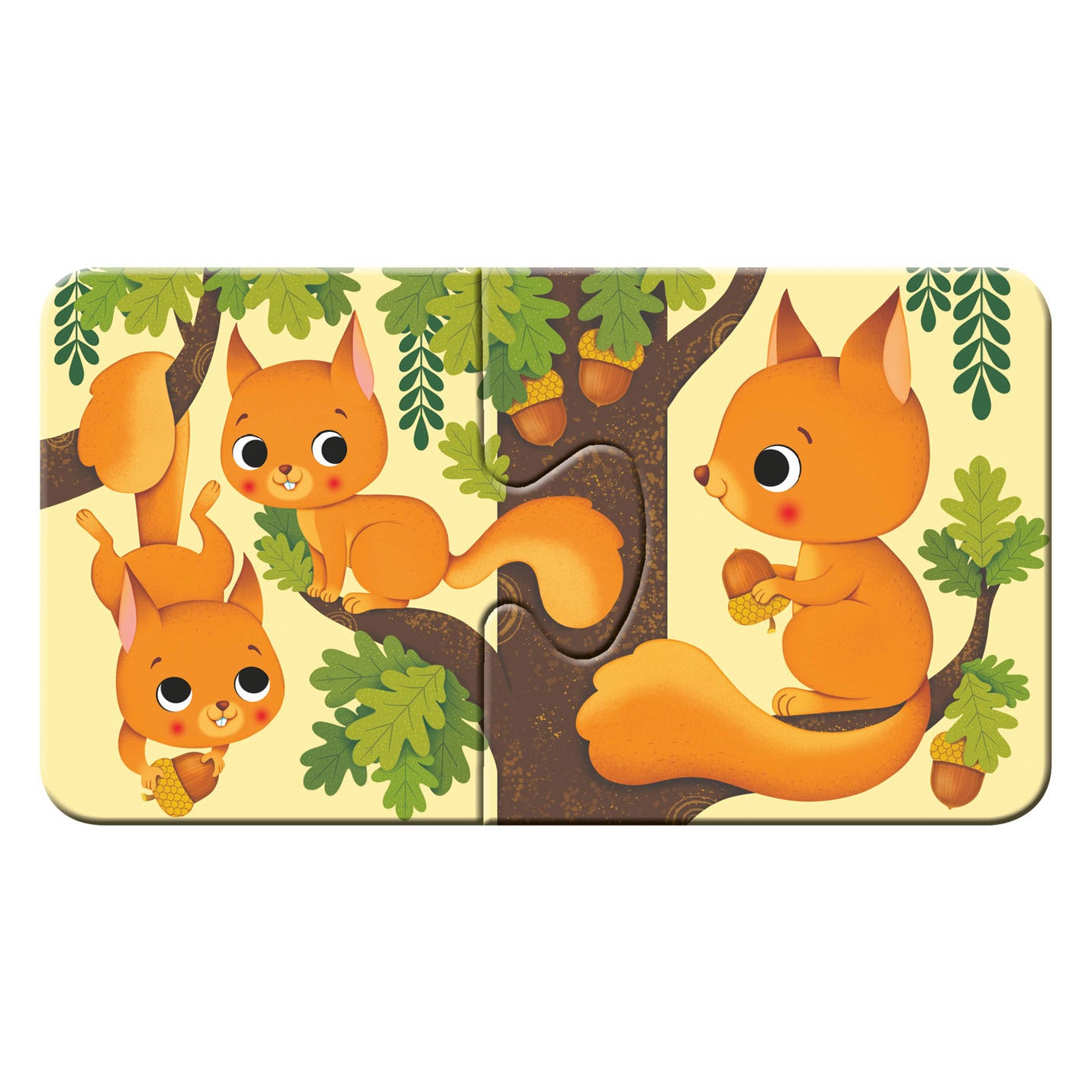 Ravensburger dieren en hun kleintjes - my first puzzles - 9x2 stukjes - kinderpuzzel