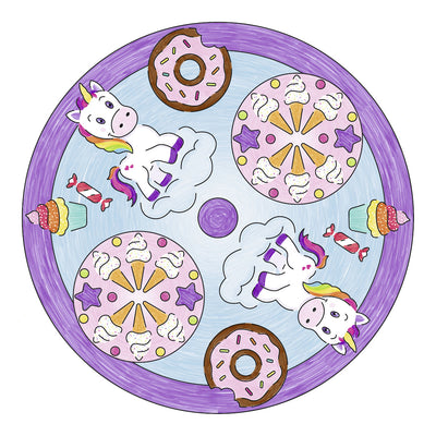 Mandala-designer ravensburger 2in1 - eenhoorn