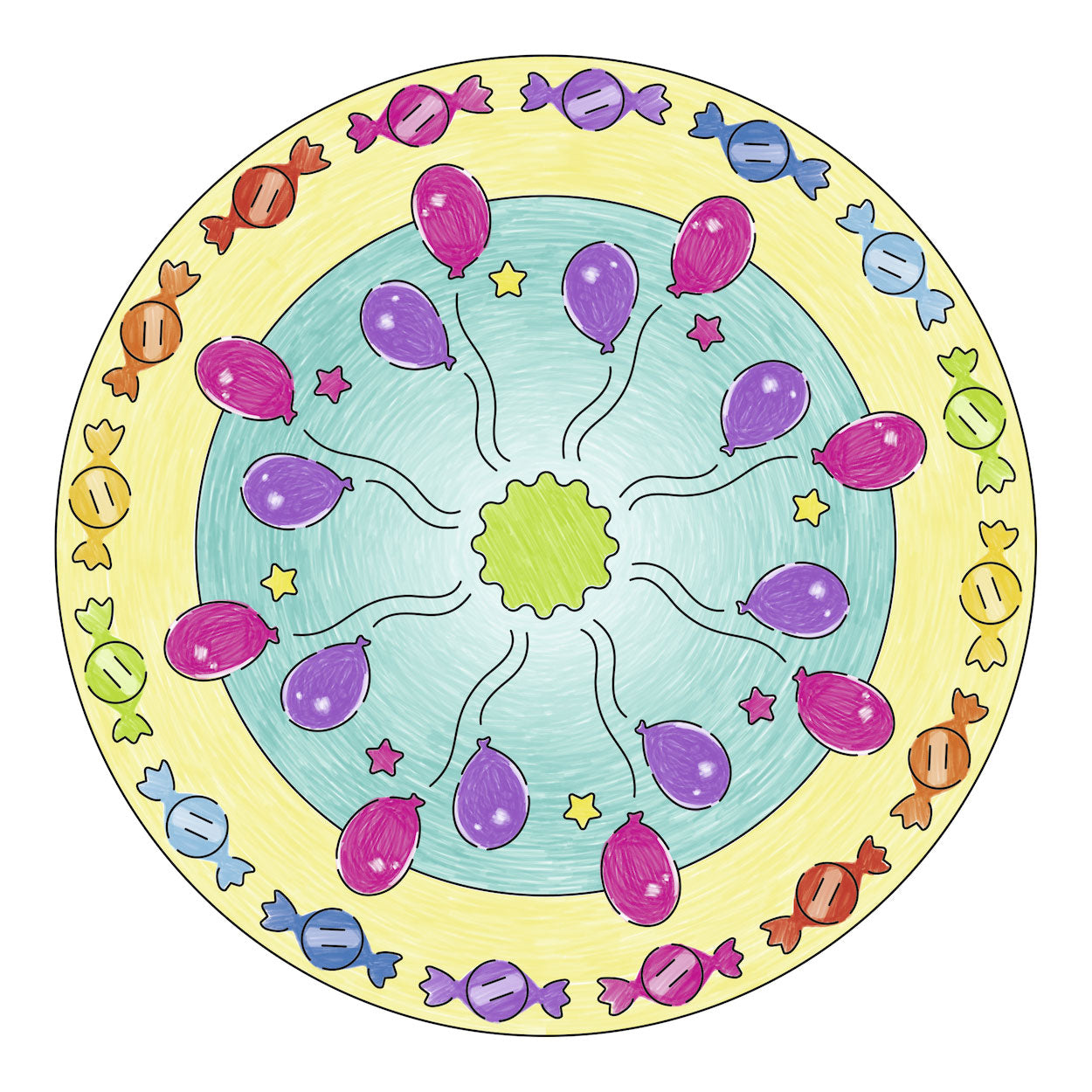 Ravensburger mandala-designer 2in1 - eenhoorn