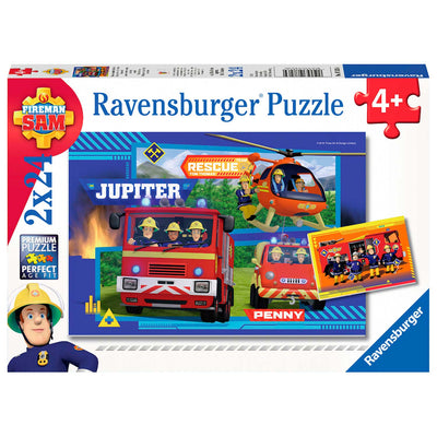 Ravensburger - Brandweerman Sam Puzzel - In actie 2x24 stuks