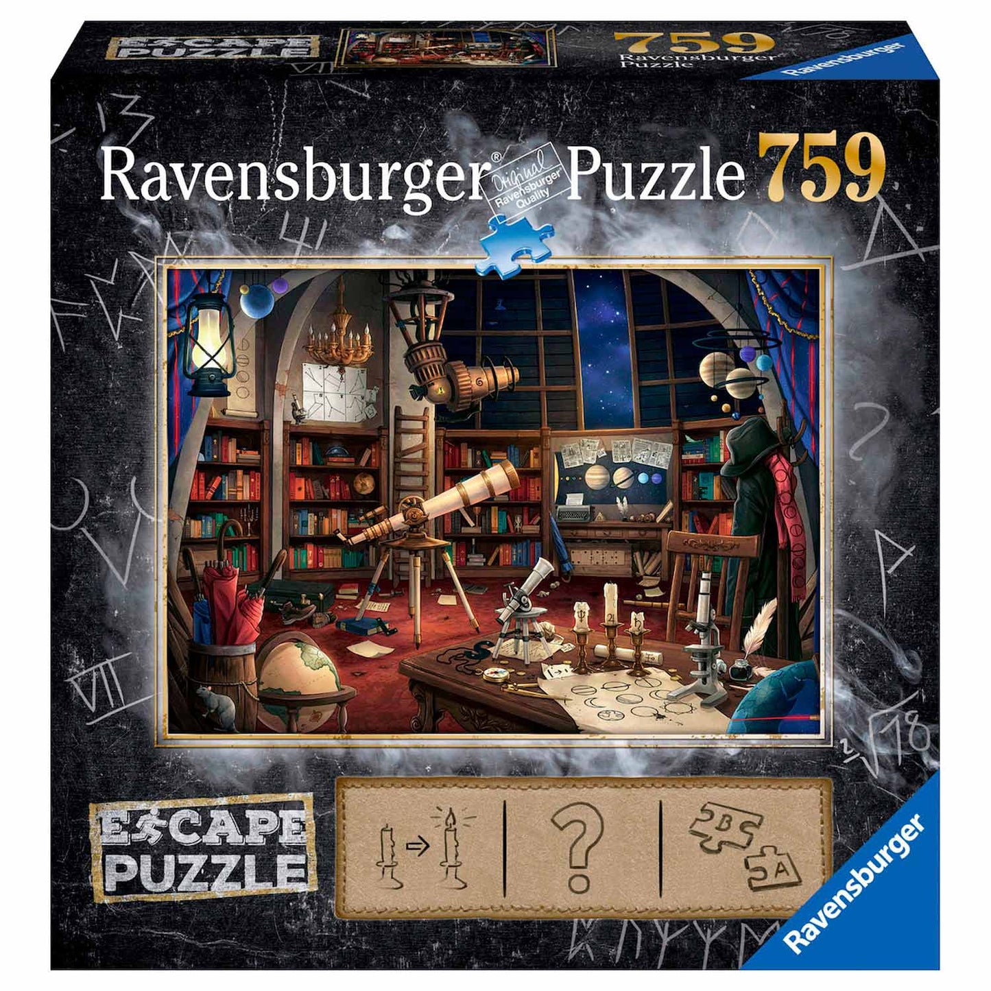 Ravensburger escape room puzzel - de sterrenwacht, 759st.