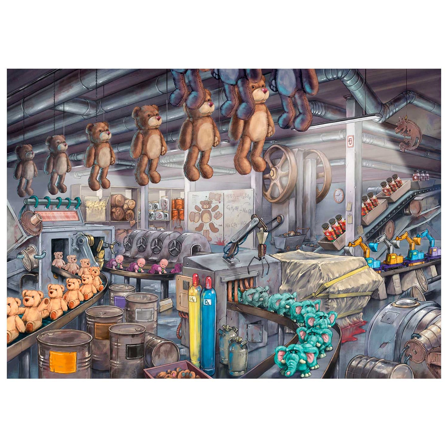 Ravensburger - Escape Room Puzzel - Toy Factory 368st.