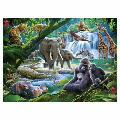 Ravensburger jungle dieren, 100st. xxl