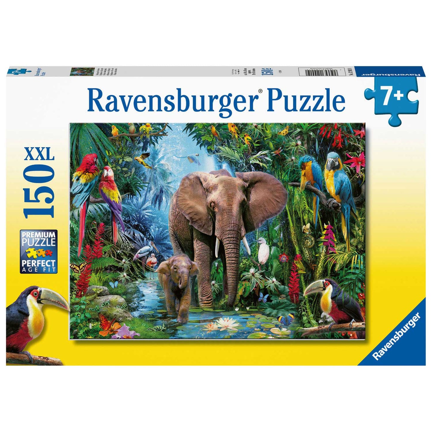 Ravensburger - Olifanten in de Jungle 150 stuks XXL