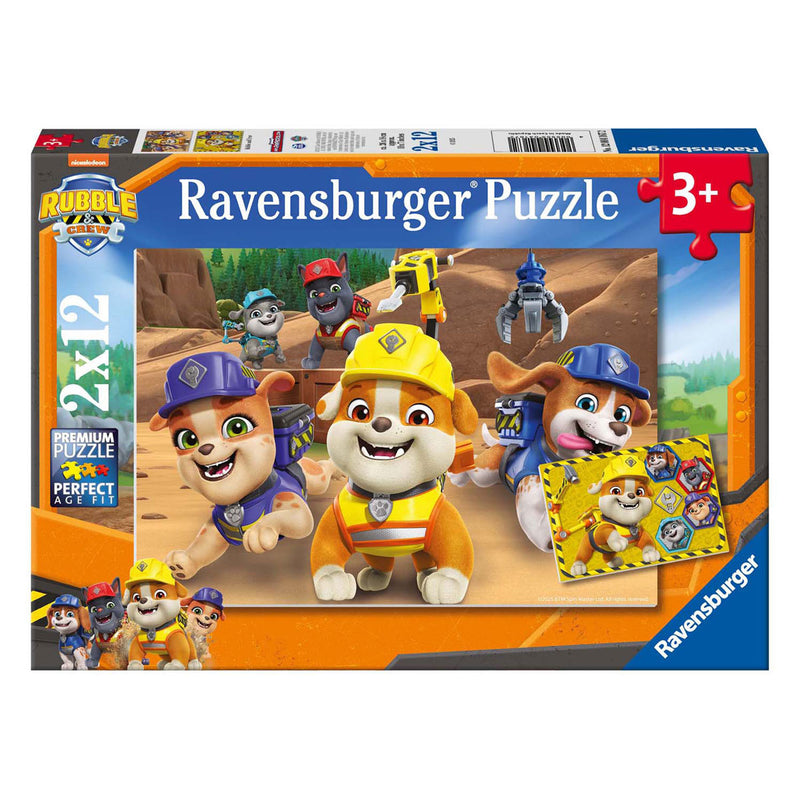 Ravensburger legpuzzel rubble crew - 2x12st.